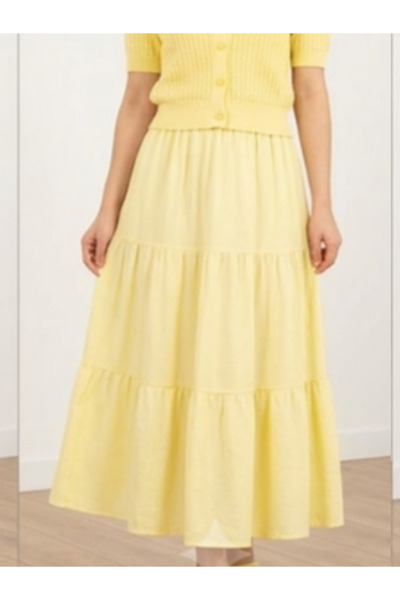 DENİZLİFE Skirts - Yellow - Long