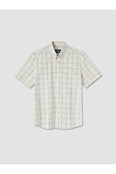 LC Waikiki Esvab • Modern & Distinctive Standard Fit Checkered Embroidered Me...