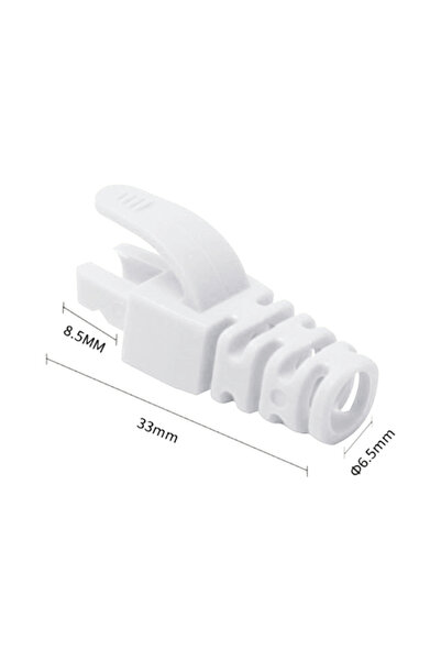 ASYTECH Networking Capac RJ45 Manson, alb (100 buc) RJ45-CAP-WH