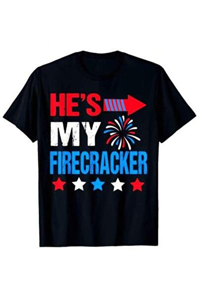 799 تي شيرت He S My Firecracker His And Hers المتطابق للزوجين بمناسبة الرابع ...