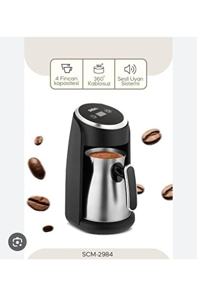 Simbo Scm 2984 Türk Coffee Machine - Silver