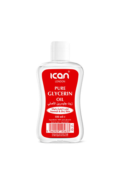 Ican London 100% Pure Glycerine 100ml – Multi-Purpose Moisturising Liquid for...