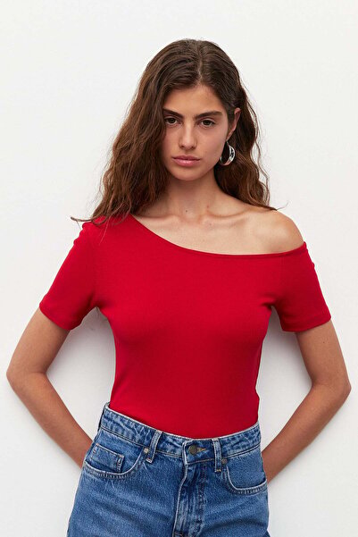 urban focus Asimetrik Yaka T-Shirt