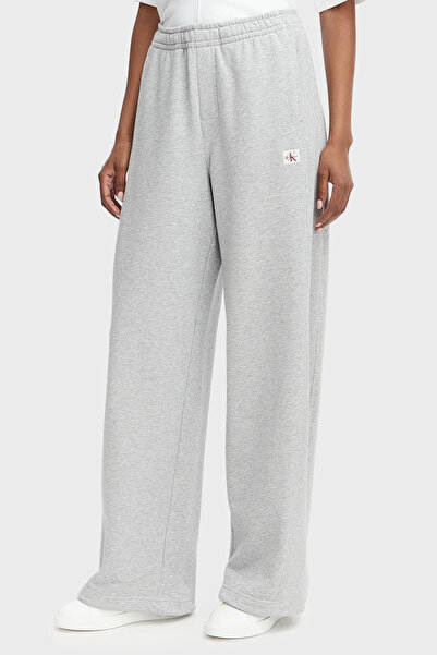 Calvin Klein % 100 Pamuk Logolu Relaxed Fit Yüksek Bel Pantolon LV047C249GP79...