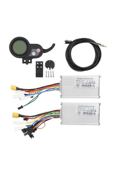 Federal Kit controler motor dublu 60V 25A GIPIN JP cu afișaj LCD și accelerat...