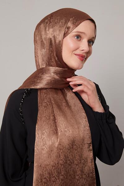Levidor Coffee Glitter Diamond Shawl