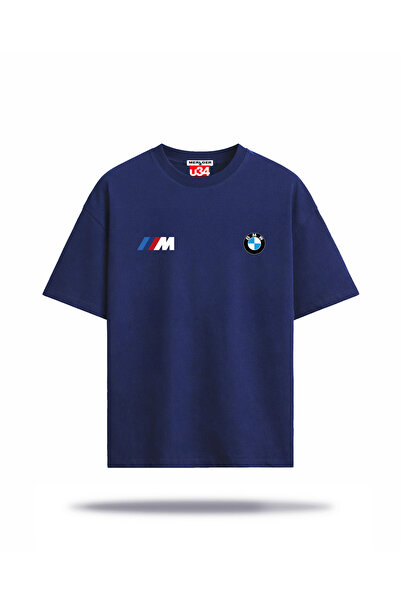 u34 BMW Motorsport Baskılı Relaxed (Yarı Oversize) T-Shirt