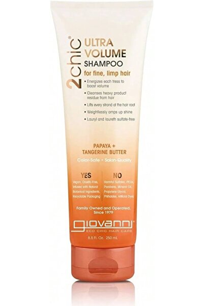 Giovanni -2CHIC TANG&PAPAYA ULTRA-VOLUME SHAMPOO 8.50Z