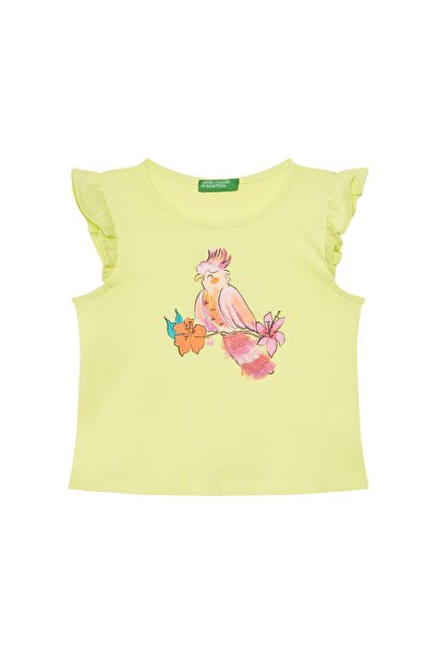 United Colors of Benetton Tricou de fată 3I1XG10JK Galben