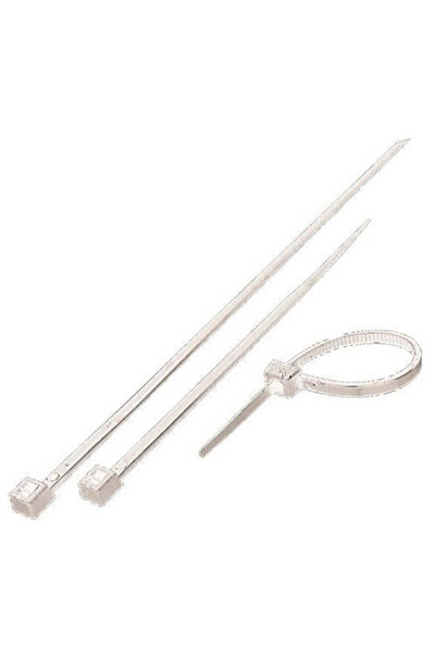 EUROLAMP ΔΕΜΑΤΙΚΑ TIRE UPS ΛΕΥΚΑ 250x3,6 - (100τεμ) (147-54008)
