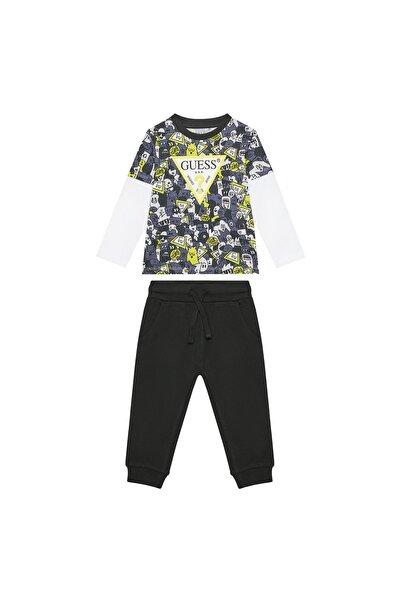 Guess Set pentru băieți N5YG00K8HM4 Verde