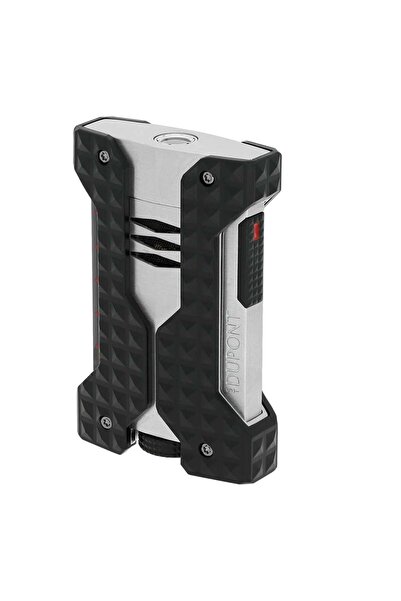 Dupont S.T. Defi Windproof Jet Black/Chrome Çakmak 21324