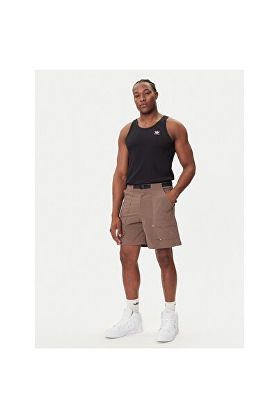 adidas Pantaloni scurți din material textil pentru bărbați JW1081 Maro