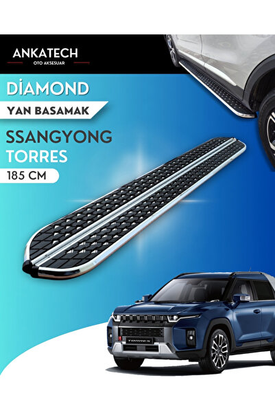 Ssangyong Torres Diamond Krom Yan Basamak 185 Cm 2023 Üzeri