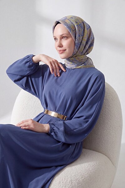 Silk Home Soft Eşarp Geometrik Gri