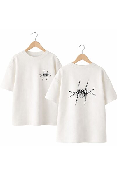 playwear Wire Spine Back and Front Chest Printed 100% Cotton Oversize Loose R...