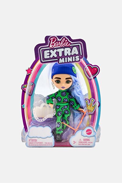 Barbie Extra Minis Doll #3 (5.5 in) in Fashion & Accessories, with Doll Stand