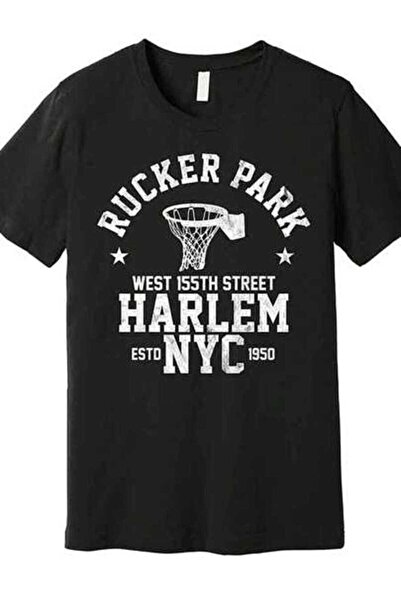 NOURAM Rucker Park West 155th Street Harlem ESTD NYC 1950، قمصان بأكمام قصيرة...