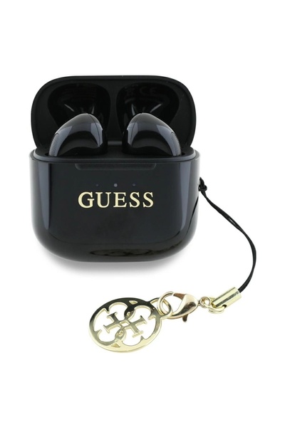 Guess Glossy Effect TWS Wireless In-Ear Earbuds Bluetooth 5.4 IPX5 Black