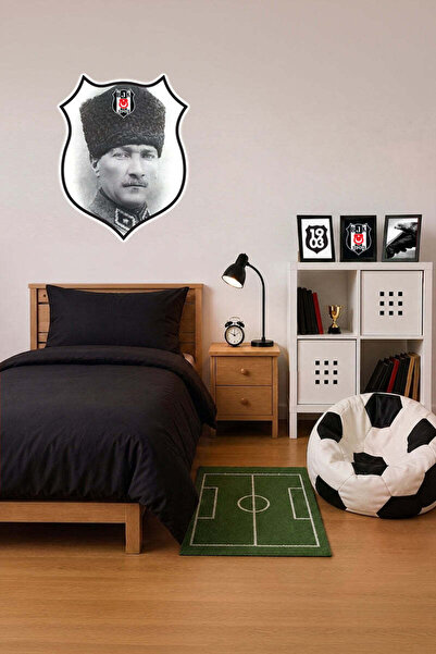 Beşiktaş Wall Sticker Ataturk 60 cm - Licensed Original