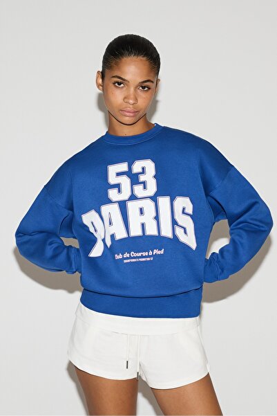LEFTIES Baskılı sweatshirt