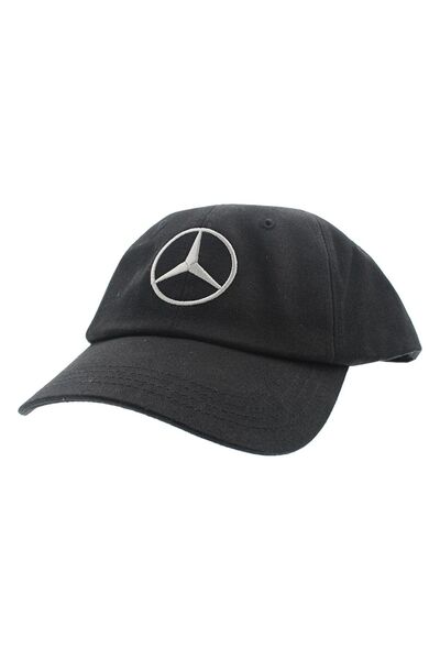 MERCEDES -Benz, Black Cap, Logo Detail, Rubber Cap, Black