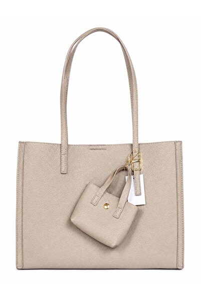 Generic Brand Women’s Large PU Leather Tote Bag with Matching Mini Pouch & Sh...