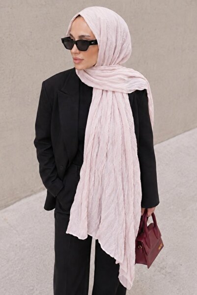 AFVENTE Voile Crash Shawl Latte