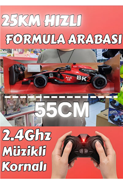 Boratila Toys 2.4Ghz 1:8 Ölçek 55Cm 7.4V Işıklı Sesli Müzikli Korna Sesli 30M...
