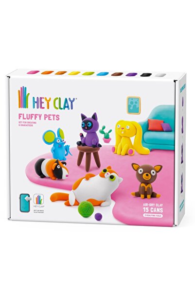 TM TOYS Hey Clay Artistic Table Animale Pufoase