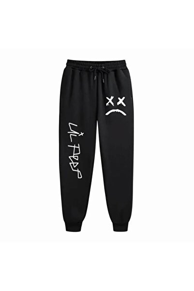 classy moda Unisex Lettering Front Printed 2 Thread Combed Cotton Baggy Trousers