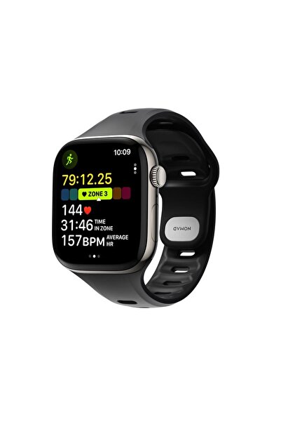 Nomad Curea Tempo din Fluoroelastomer pentru Apple Watch 41/42mm Negru