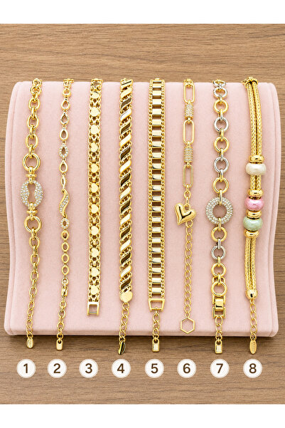 XUPING JEWELRY Xuping 14K Altın Görünümlü Çelik Bileklik | Kararmaz Gold Bile...
