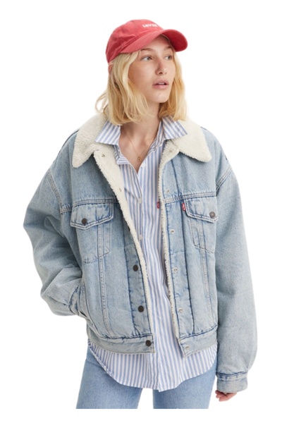 Levi's ® 90's Sherpa Denim Jacket A4435-0010 – Blue - s