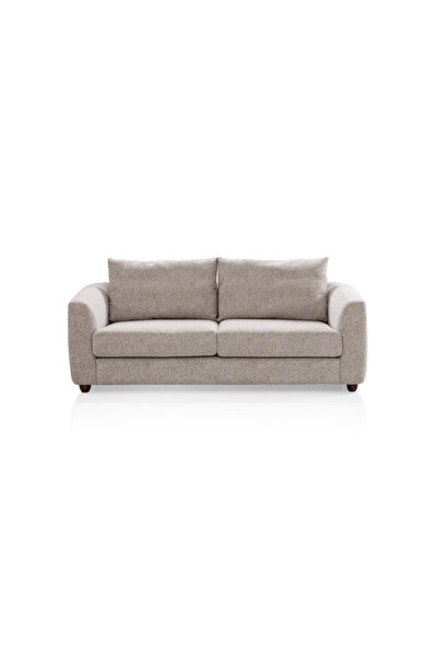 Midas Furniture أريكة بوليستر 3 مقاعد (208 × 100 × 70 سم) بني
