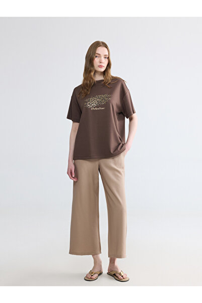 LC Waikiki I Beli Corded Wide Leg Women's Trousers from Freezen Store