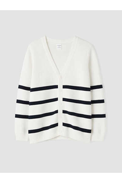 LC Waikiki Quality Pieces from Çelebi Store V Planting Striped Boy's Knitwear...