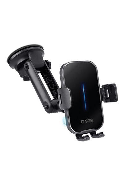 SBS TESUPEXTWIR15W Încărcător auto wireless cu suport 15W, cu ventuză, negru