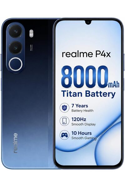 realme P4x ثنائي الشريحة 4G فانتوم نايف 4 جيجابايت رام 128 جيجابايت - النسخة ...