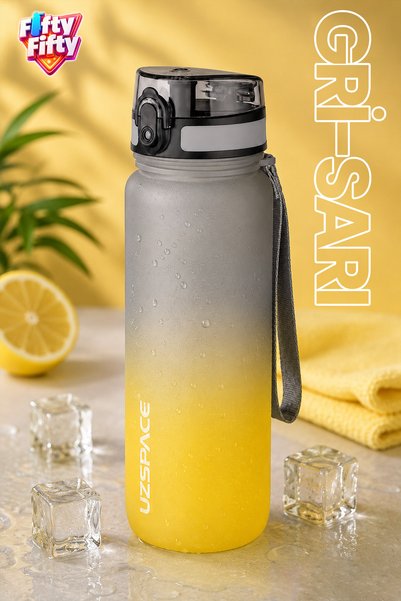 Uzspace 800 ML Çift Renk Softtouch Tritan Su Matarası