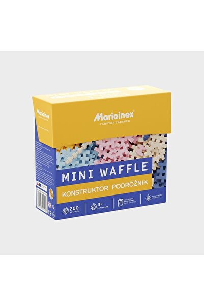 Marioinex SET MINI WAFFLE CUBURI DE CONSTRUCȚIE TRAVELER 200 ELEMENTE