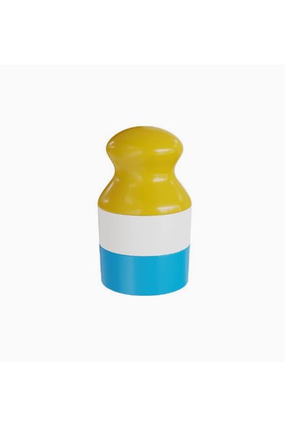 choice2 100ml blue Dual Compartment Refillable Sunscreen Roller Bottle Leakpr...