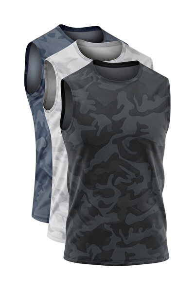 SERABLANKA 3-Pack Men's Moisture Wicking Quick Dry Athletic Technical Athlete...