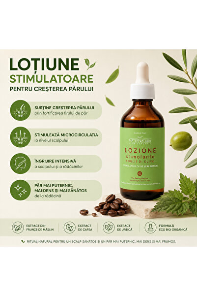 MaterNatura Lotiune stimulatoare pentru cresterea parului-tratament intensiv ...