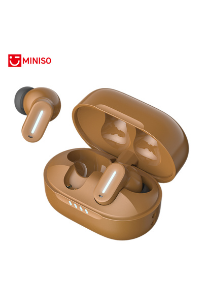 choice2 MINISO Brown MINISO MS132 Wireless Bluetooth Headphones TWC Office Tr...