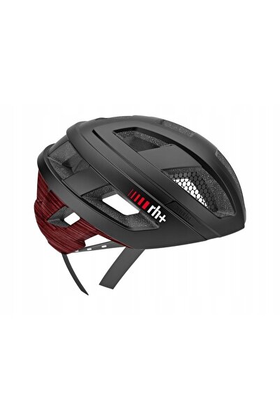 Zerorh+ Cască de ciclism CAMINHO negru roșu mat, pentru șosea și MTB, XS/M