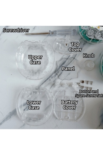 Choice8 Clear Need Disas Colorful Shell Replacement Premium Hard Shell Crysta...