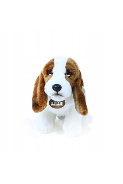 Rappa Câine Basset de pluș 32 cm, jucărie de pluș ecologică pentru copii