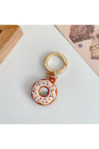 Choice3 1pcs Beige AirTag Holder - Donut Case For AirTags w/ Rugged Strap - P...