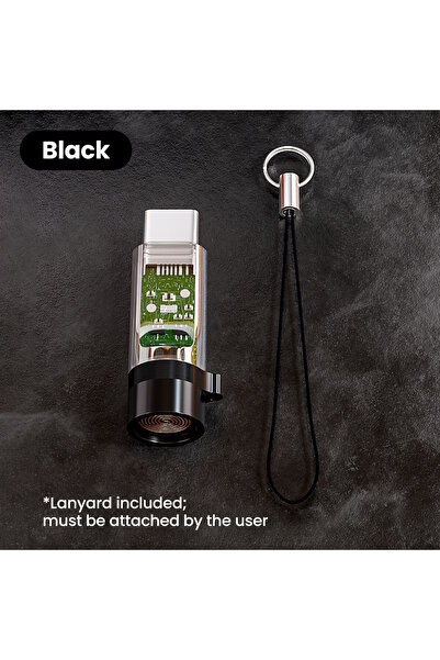 choice2 Black 1PCS Portable Mini Type C Mobile Phone Cigarette Lighter Adapte...